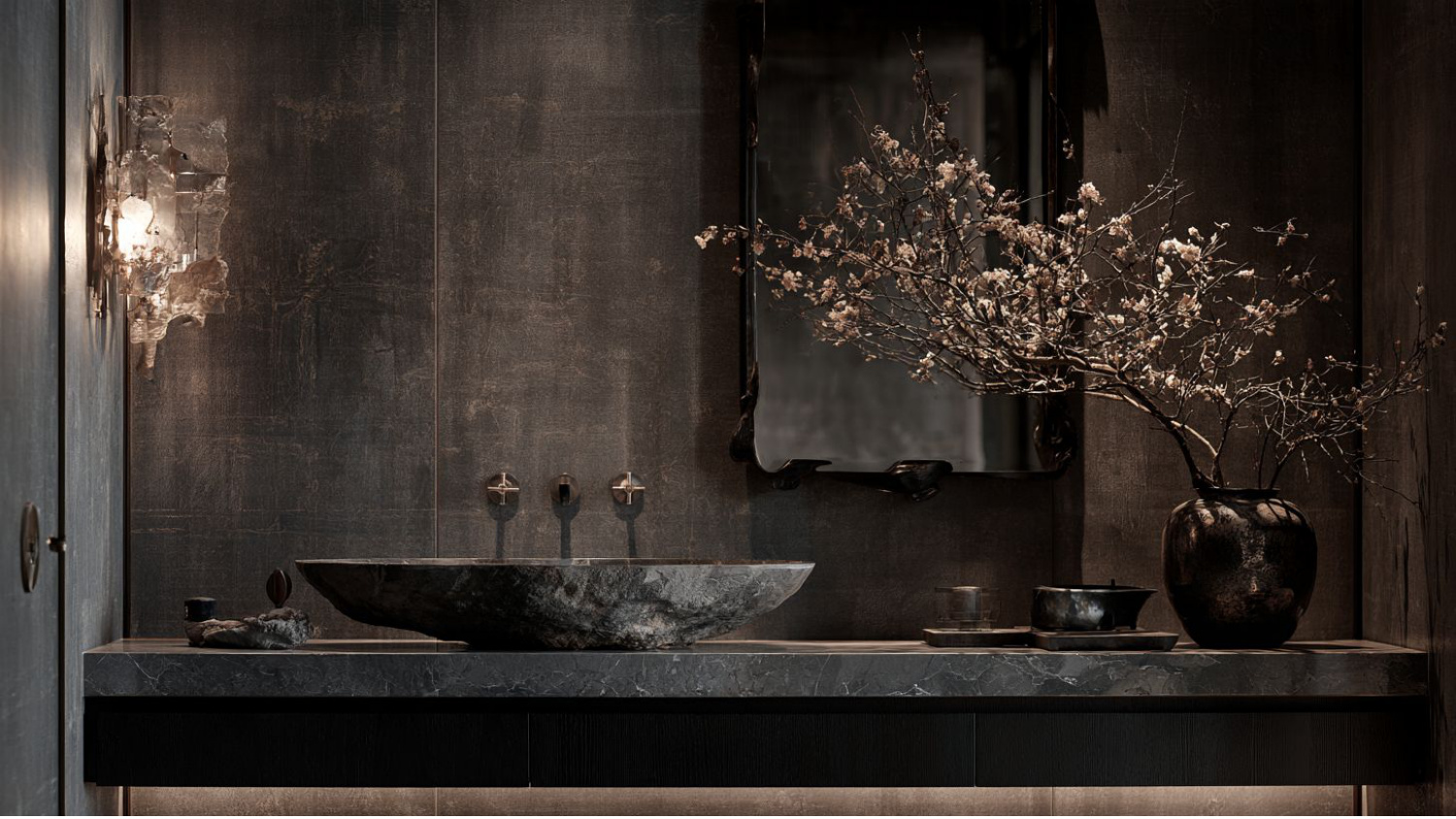 Travertine Bath Sanctuary