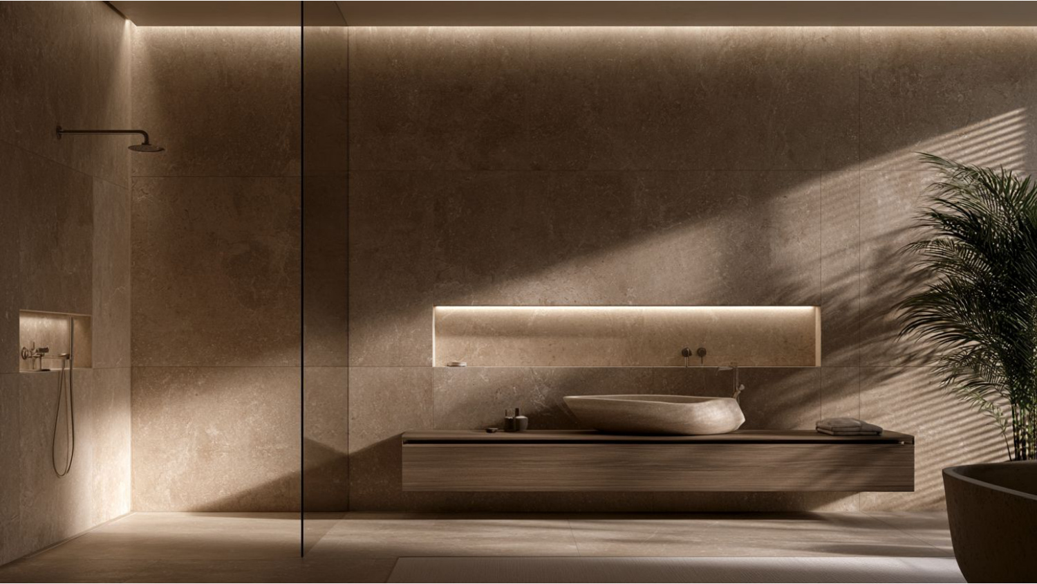 Illuminated Walk-in Closet
